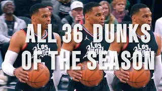 I found all Russell Westbrook dunks of the season 2023-2024