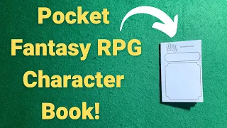 Pocket Fantasy RPG Character Book