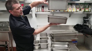 Most common size restaurant Hotel pans.