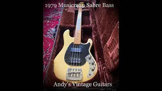 1979 MUSICMAN SABRE BASS - Andy's Vintage Guitars