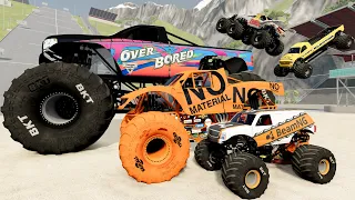 Big & Small Monster Trucks Mud Battle LIVE Compilation #5 | BeamNG Drive - Griff's Garage