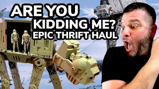 Are You Kidding Me? Epic Thrift Store Toy Haul!  #starwars #toyhunt #thriftwithme