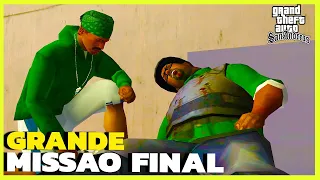 GTA SAN ANDREAS 100% - MISSÃO FINAL | FIM DA LINHA #105 - ULTIMA MISSÃO