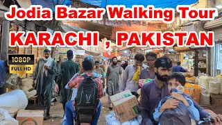 Bolton Market & Jodia Bazar Walking Tour | Karachi Pakistan | Full Mooni Vlogs | Full HD 60fps