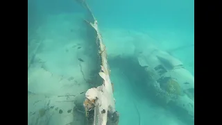 Crashed drug plane off Norman’s Cay, Exumas, Bahamas