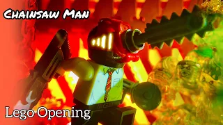 Lego Chainsaw Man | Stop Motion Anime Opening [KICK BACK]