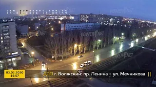 ДТП (авария г. Волжский) пр. Ленина ул. Мечникова 03-03-2020 19-07