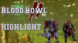 Slow to start, impossible to stop! Zakyrel the Diesel Kroxigor - Blood Bowl 2 Highlight (the Sage)