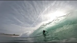 RAW POV: Surfing THE WEDGE in JANUARY?? Firing Winter Wedges with NO ONE OUT!!