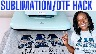 SUBLIMATION ON COTTON WITH DTF POWDER HACK | SUBLIMATION HACK