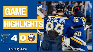 Game Highlights: Blues 4, Islanders 0