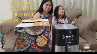 UNBOXING NUTRICOOK AIR FRYER+COOKING DEMO|Johara's family vlogs