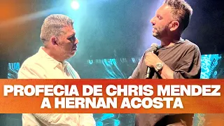 Palabra profetica del Pastor Chris Mendez al Apostol Hernan Acosta - Hillsong Buenos Aires