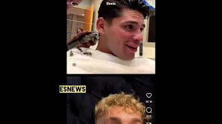 Ryan Garcia live with Jake Paul talks about the Vada test results