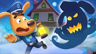 Scary Haunted House | +More Monster Cartoons | Safety Tips | Kids Cartoon | Sheriff Labrador