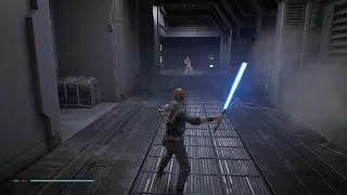 This trooper was channelling main boss energy (STAR WARS Jedi: Fallen Order)