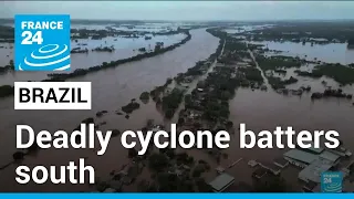 Cyclone batters southern Brazil in the latest weather disaster to hit country • FRANCE 24 English