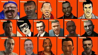 Every GTA Protagonist Singing Heat Waves (REVERSE) (Deepfake) Deepfake events