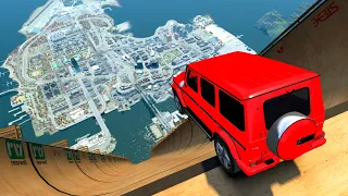 GTA 4 Mega Ramp Crash Testing (Real Cars Mods) ep.3