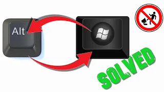 Left Alt and Windows keys are swapped - Solved