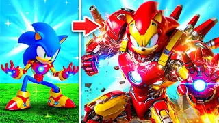 From Sonic To IRON MAN SONIC In GTA 5!