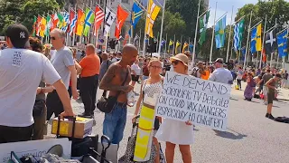 FREEDOM DAY - Thousands of Protesters gathered in Parliament Square | July 19, 2021