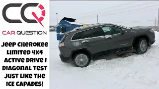 Jeep Cherokee Diagonal 4x4 Test on ICE | Ice Capades Time!