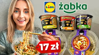 RAMEN z ŻABKI i LIDLA! Test GOTOWYCH DAŃ! | Check In