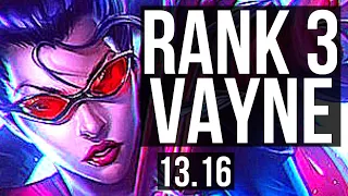 VAYNE & Xerath vs CAITLYN & Senna (ADC) | Rank 3 Vayne, 11/2/2, Dominating | NA Challenger | 13.16