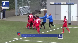 A-Junioren - SV Sandhausen vs. 1. FC Heidenheim 1846 0-1 - Ibrahim Hajtic