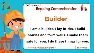 GRADE 1-3 Reading Comprehension Practice I PART 4 Different Professions I  with Teacher Jake