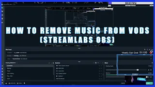 How to remove music from Vods (Streamlabs OBS) (QUICK GUIDE)