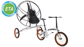 World's first flying bicycle - Paravelo maiden flight 2013