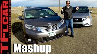 2016 Honda Odyssey vs Toyota Sienna Midweek Mashup Review: And the winner is...