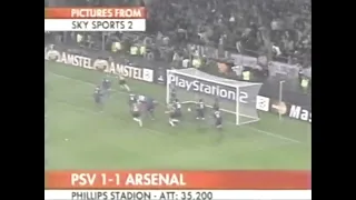 PSV 1:1 Arsenal. UCL 2004/05