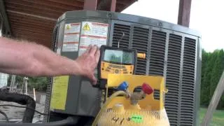 Refrigerant recovery using the compressor