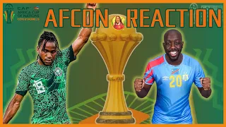 NIGERIA 1-0 ANGOLA  | DR CONGO 2-1 GUINEA | LIVE REACTION | AFCON QUARTER FINAL
