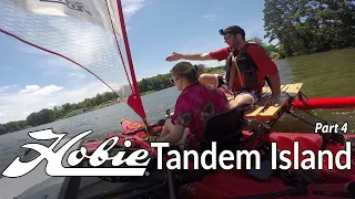 Sailing the Hobie Tandem Island : Learning to tack and enjoy the heel on Lake Sinclair