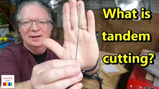 121. Scroll saw tandem cutting puzzle pieces