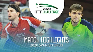 Steffen Mengel vs Kirill Gerassimenko | 2020 ITTF Spanish Open Highlights (1/2)