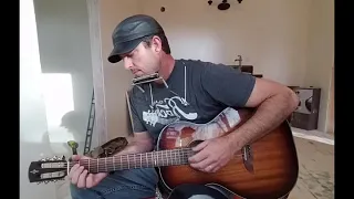 Heart of Gold Harmonica + Guitar cover Neil Young