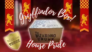 The Wizarding Trunk | House Pride Box: Gryffindor! Harry Potter Subscription Box