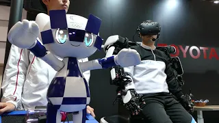 トヨタ ミライトワとソメイティ 遠隔操作 2019国際ロボット展
