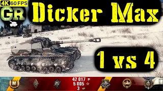 World of Tanks Dicker Max Replay - 7 Kills 2.4K DMG(Patch 1.4.0)