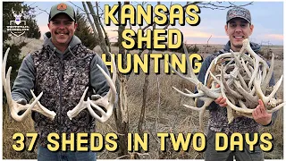 Kansas Shed Hunting 2023 - 37 Sheds In 2 Days