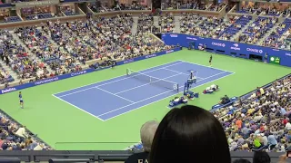 Novak Djokovic vs. Alexander Zverev 2021 US Open Semifinal Match Point