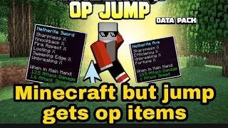 How to download Minecraft but jump gets op items