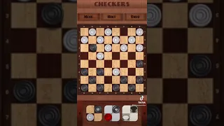 My fastest checkers game