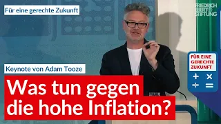 Was tun gegen die hohe Inflation? | Keynote von Adam Tooze