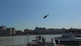 Mil Mi-24P (HuAF 334) -  Demonstration Fly practice - Budapest